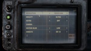 Video Settings Page 1
